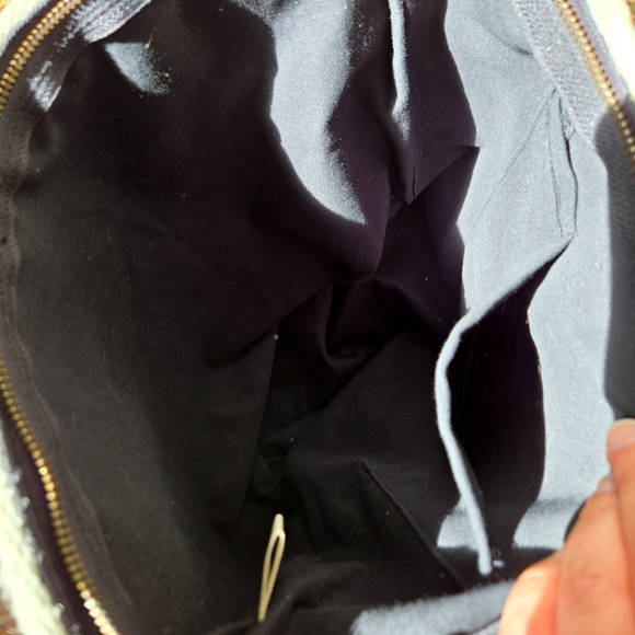 MZ Fair Trade Handmade Wool Bucket Tote Pastel Bohemian Manos Zapatecos Large - Picture 7 of 11